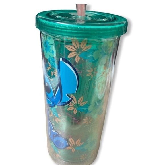 Disney stitch Tumbler Hawaiian Straw Beach Travel - Picture 4 of 7